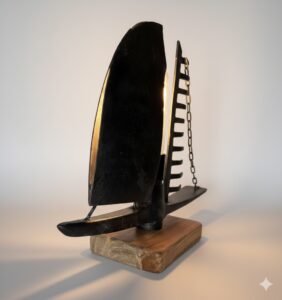 Alternative view of Lampe bateau