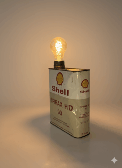 Alternative view of Lampe "bidon d'huile vintage"