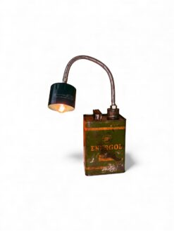 Lampe " bidon d'huile vintage articulée"