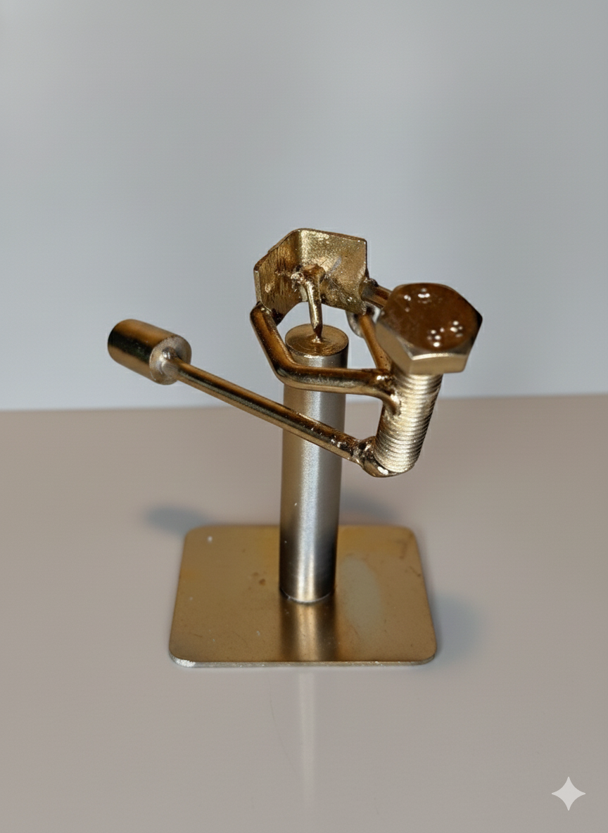 Homme à tout fer "Lecture en équilibre" – Image 3