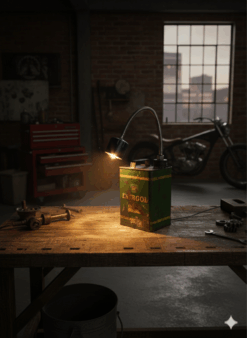 Lampes bidon d'huile