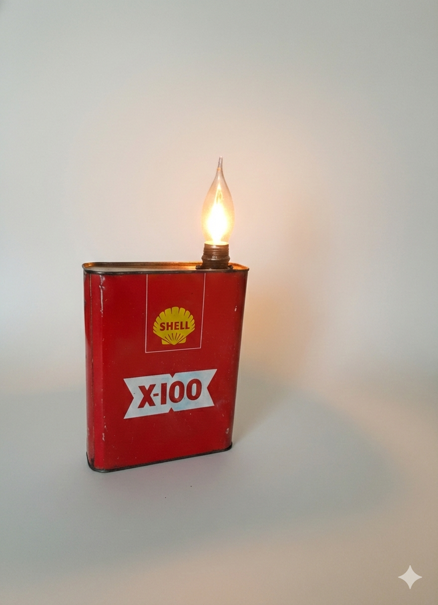 Lampe "bidon d'huile vintage" – Image 2