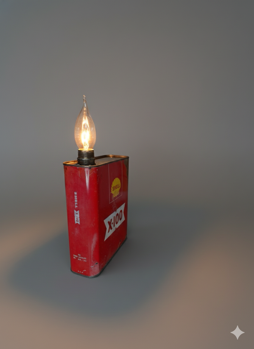 Lampe "bidon d'huile vintage" – Image 3