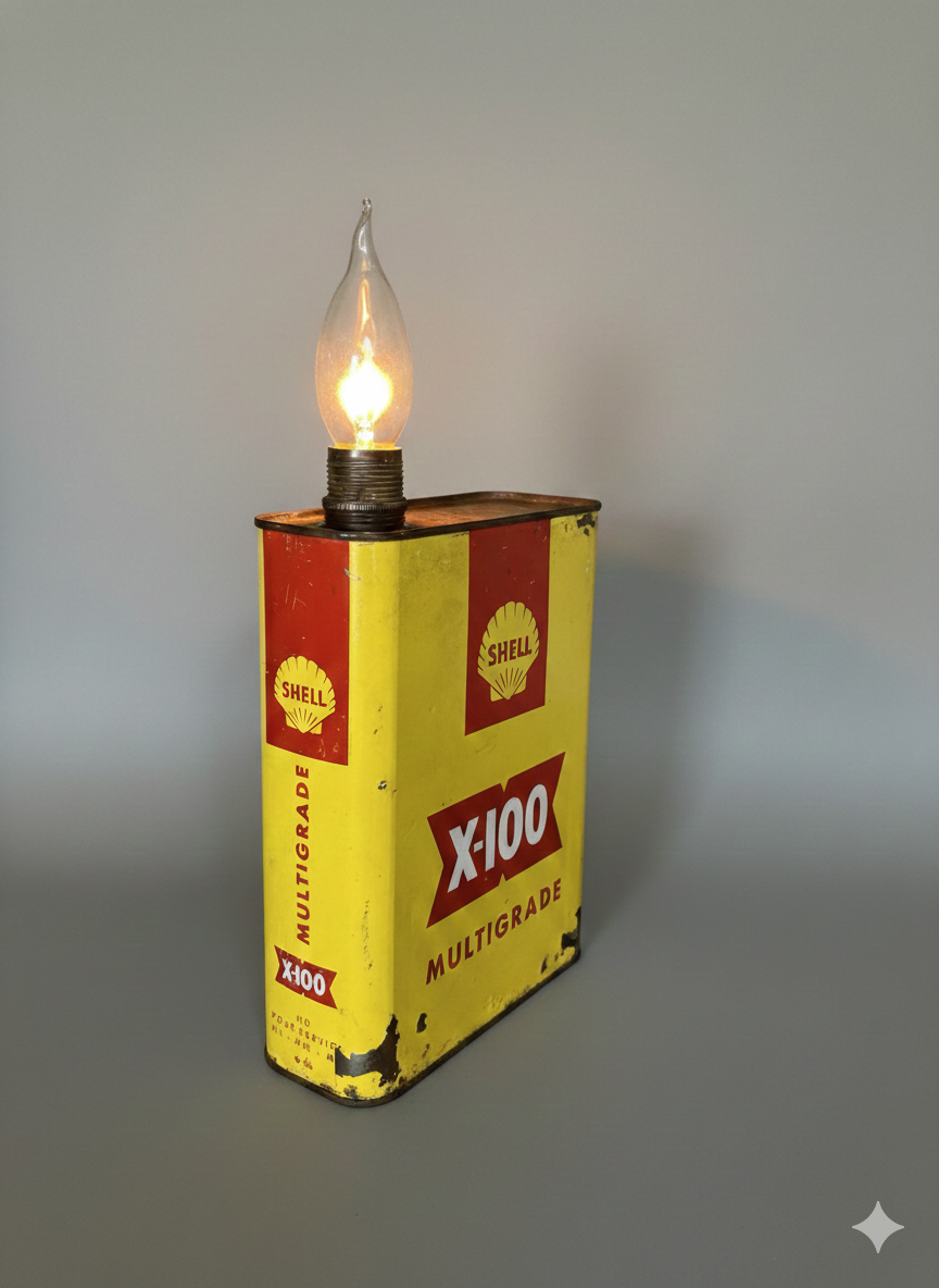 Lampe "bidon d'huile vintage" – Image 3