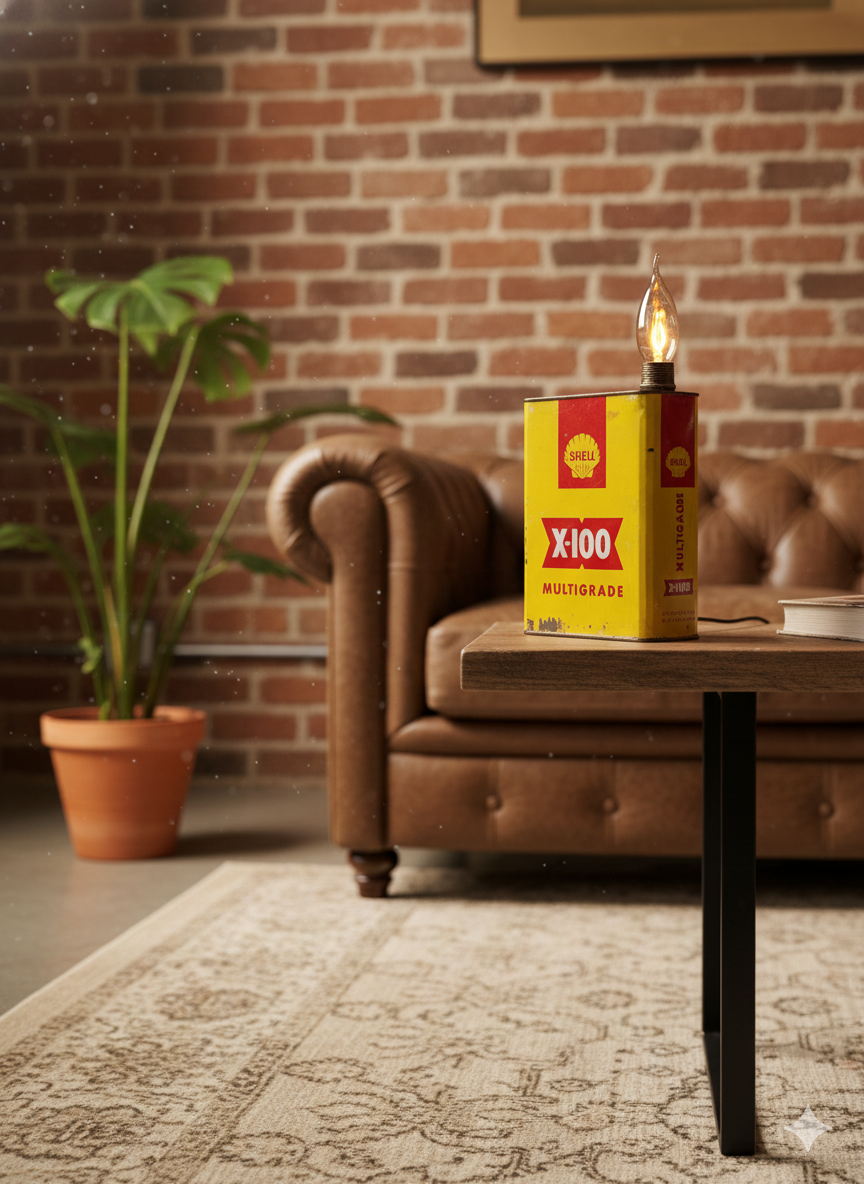 Lampe "bidon d'huile vintage" – Image 5