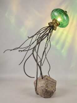 Alternative view of Lampe  "méduse verte"
