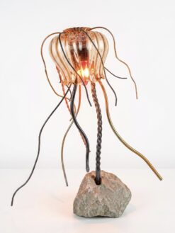 Lampe  "méduse rose"