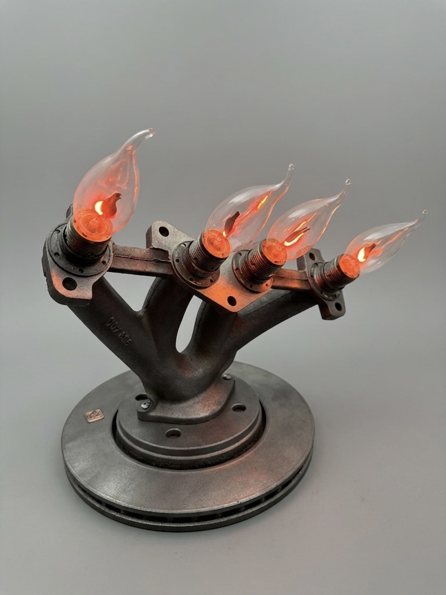 Lampe "collecteur et disque de frein" – Image 3