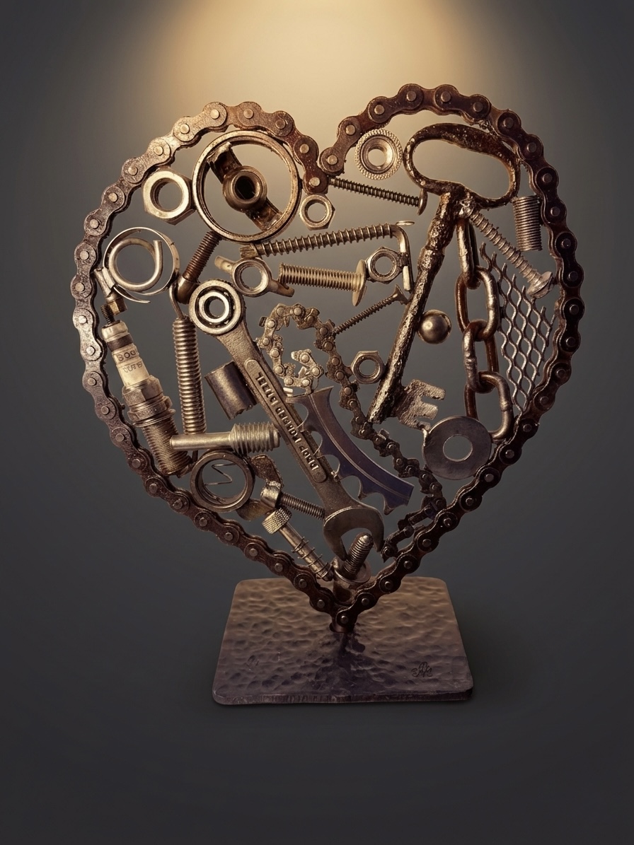 Homme à tout fer " le coeur" – Image 3