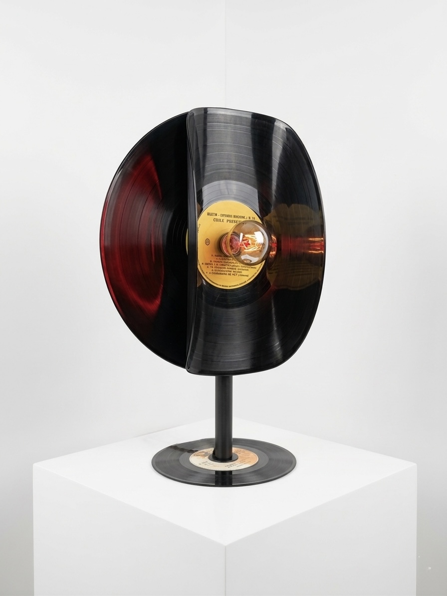 Lampe vinyle "triple"